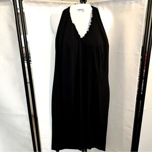 Black halter top dress size 14/16